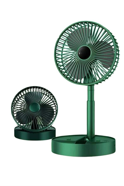 3 Kademe Hız Ayarlı Vantilatör Telefon Standlı Şarjlı Katlanabilir Soğutucu Pervane