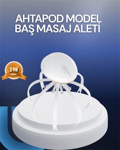 3 Kademeli Elektrikli Kafa Masaj Aleti Stres Giderici Ev Tipi Masaj