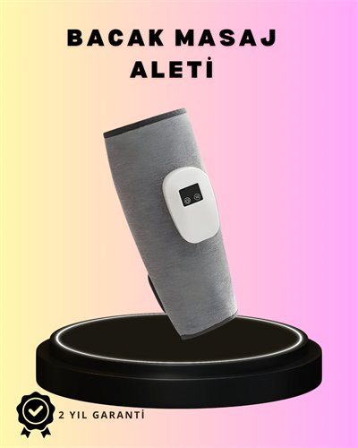 3 Kademeli Hava Basınçlı Isıtmalı Baldır Masaj Aleti – Titreşimli ve Kablosuz Kullanım
