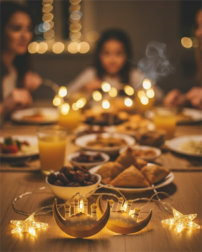 3 Metre Ramazan LED Saçak Işık Ev İçi Dekoratif Aydınlatma