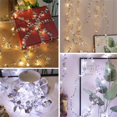 3 Metre Yaldızlı Gümüş LED Işık