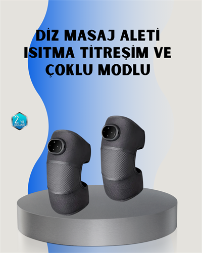 3 Seviyeli Titreşimli Isıtmalı Diz Bakım Masaj Cihazı