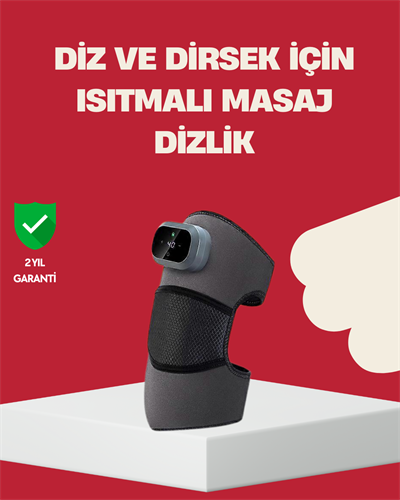 3 Seviyeli Titreşimli Isıtmalı Diz Bakım Masaj Cihazı