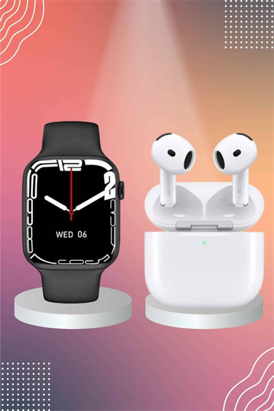 3.Nesil TWS Bluetooth Kulaklık ve Dokunmatik Ekran Akıllı Saat Sesli Görüşme