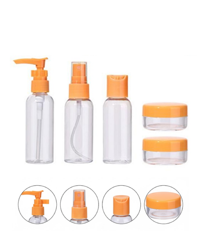 30 ml 5’li Seyahat Şişesi Seti Çantalı Kozmetik Organizer
