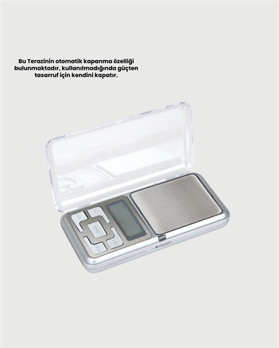 300 Gr Hassas Cep Terazisi Mavi Işıklı LCD Ekranlı