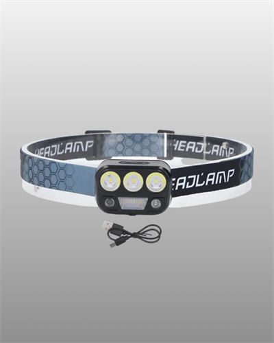 300 Lümen Sensörlü LED Kafa Lambası USB Şarjlı SOS Modlu