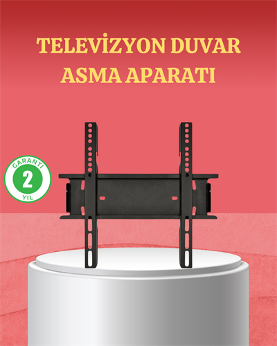 32-42 İnç TV Askı Aparatı Kolay Kurulum Düz ve Kompakt Tasarım
