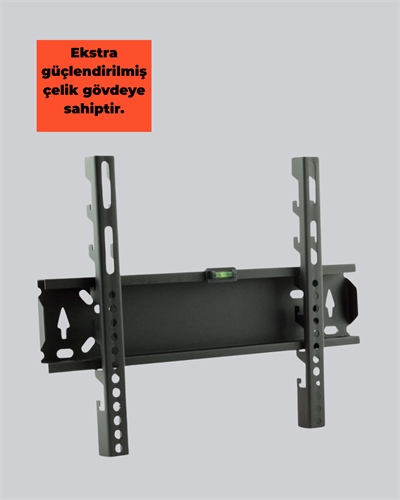 32-65” TV Duvar Askı Braketi 75 kg Kapasiteli Anti Statik Boya