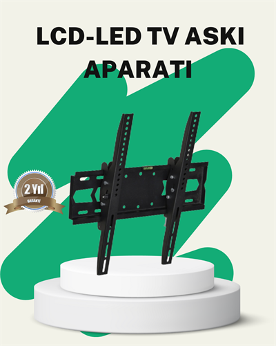32 İnç TV Duvar Askı Braketi Stabil Güvenli Montaj Çelik Gövde
