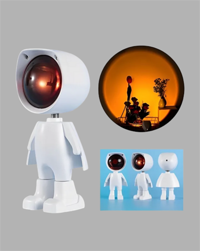 360° Ayarlanabilir Başlıklı Astronot Gece Lambası