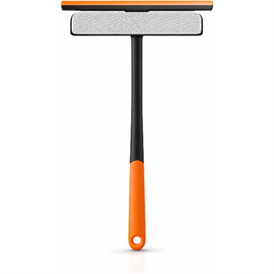 360 Derece Oynar Çift Başlıklı Çekçek Cam Temizleme Aparatı