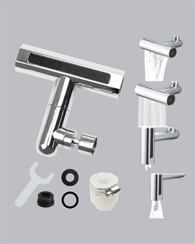 360° Dönebilen Musluk Başlığı 4 Fonksiyonlu Su Tasarruflu ve Dayanıklı