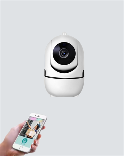 360° Dönen Akıllı WiFi Kamera – Uzaktan Kontrol ve İki Yönlü Ses Özellikli