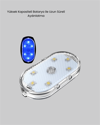 360° Döner Çiftli Bardak Tutucu ve Kablosuz Ambiyans LED Işık Araç Seti