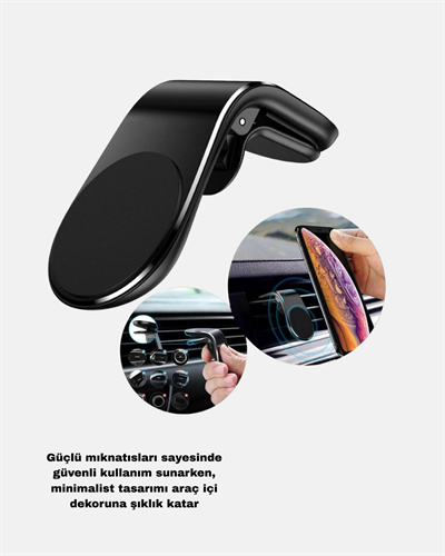 360° Döner Telefon Tutucu ve 55W Hızlı Araç Şarj Aksesuar Seti
