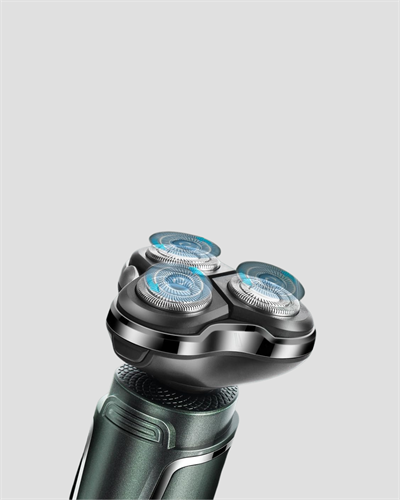 3D Akıllı Kesim Teknolojili Şarjlı Tıraş Seti – 3 Başlıklı, Paslanmaz Çelik Bıçaklı