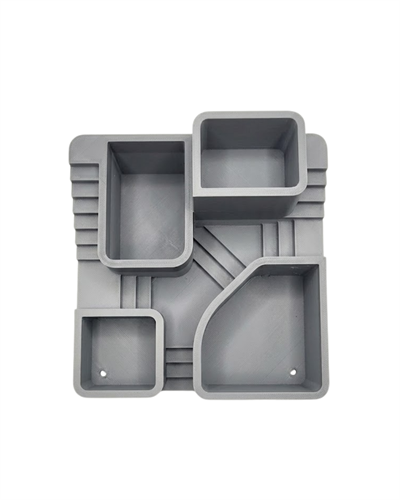 3D Baskı Kaktüs Saksı Seti Çok Bölmeli Modern Dekoratif Masaüstü Bitki Düzenleyici