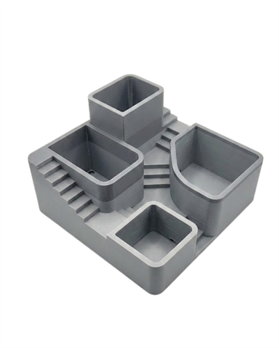 3D Baskı Kaktüs Saksı Seti Çok Bölmeli Modern Dekoratif Masaüstü Bitki Düzenleyici