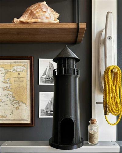 3D DENİZ FENERİ SİYAH