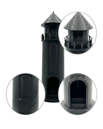 3D DENİZ FENERİ SİYAH