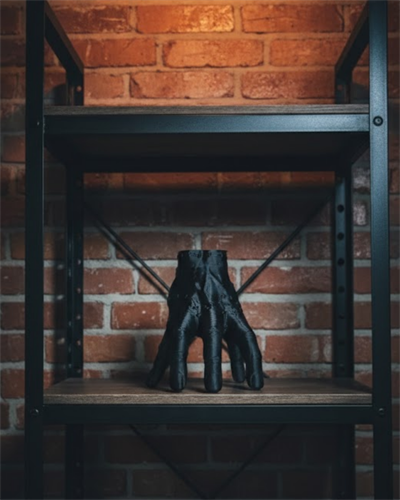 3D Dekoratif Siyah El Obje 27x22 cm Sanatsal ve Şık Aksesuar