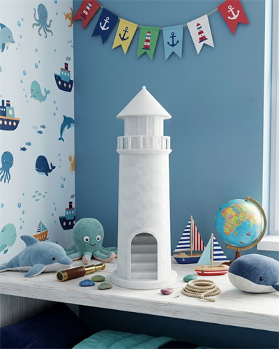 3D Deniz Feneri Mumluk Dekoratif Masa Üstü Aksesuar