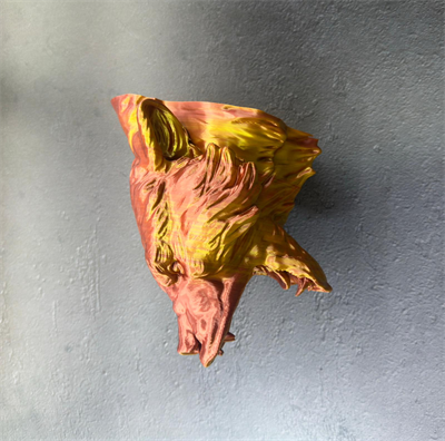 3D Jaguar Figürü Duvar Süsü