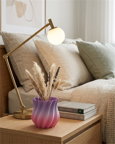 3D KIVRIMLI VAZO PEMBE