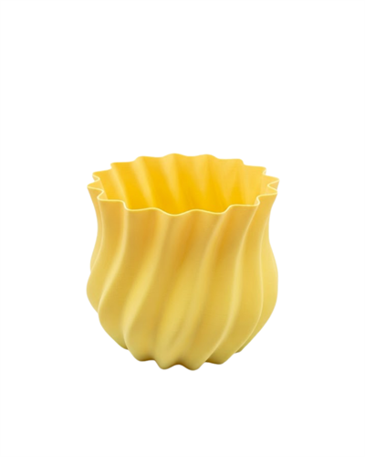 3D KIVRIMLI VAZO SARI