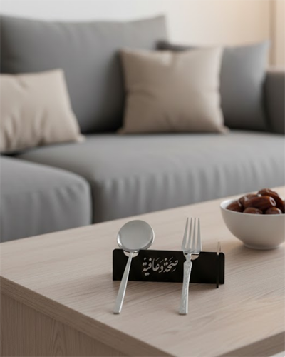 3D Özel Baskı 6’lı Çatal Kaşık Tutucu Modern Sofra Aparatı