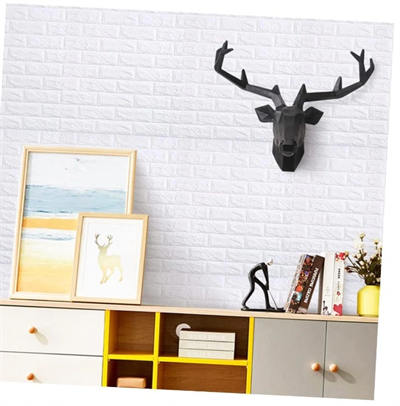 3D Tuğla Desenli Kendinden Yapışkanlı Duvar Paneli 58x38 cm