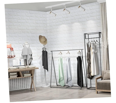 3D Tuğla Desenli Kendinden Yapışkanlı Duvar Paneli 58x38 cm