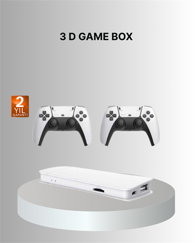 3D ve 4K Görüntü Kaliteli Çok lu Retro Oyun Konsolu