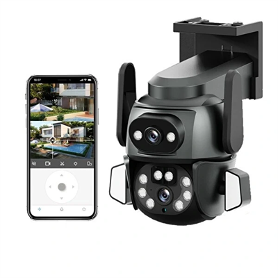 3MP + 3MP Wi-Fi IP TF Kart Girişli Optik Zoom Kamera