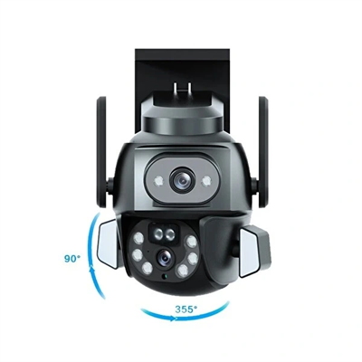 3MP + 3MP Wi-Fi IP TF Kart Girişli Optik Zoom Kamera