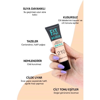 3lü Fit Myi Tüp Fondöten Seti