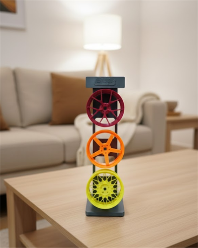 3’lü Jant Dekor Seti Masa Üstü ve Salon İçin Modern Spor Tasarım