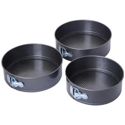 3lü Kelepçeli Kek Kalıbı Seti