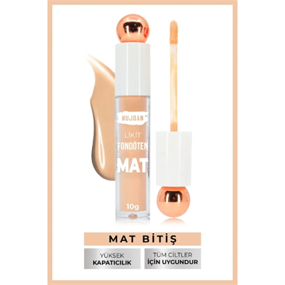 3lü Mat Bitişli Likit Fondöten Seti