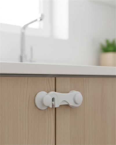 4 Adet Bebek Güvenlik Dolap Kilidi Çift Taraflı Bantlı Kolay Montajlı Emniyet Seti