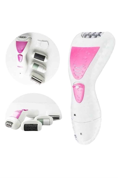 4 Başlıklı Bakım Cihazı Epilatör Tüy Alma Makinesi Topuk Törpüsü