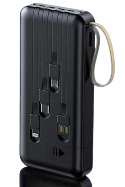 4 Çıkışlı 20.000 Mah Powerbank Uzun Pil Ömürlü Taşınabilir