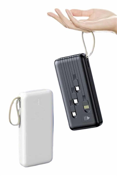 4 Çıkışlı 20.000 Mah Powerbank Uzun Pil Ömürlü Taşınabilir