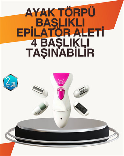 4 Fonksiyonlu Epilasyon ve Tırnak Bakım Makinesi