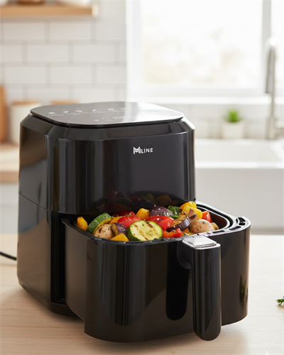 4 Litre Cam Hazneli 1360W Ayarlanabilir Isılı Airfryer