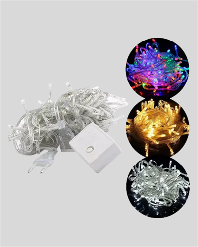 4 Metre Yılbaşı Şelale Led Perde Işık Ev Bahçe Dekor