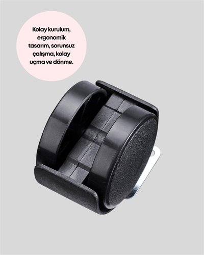 4 cm Kilitsiz Mobilya Ayağı Tekli Kolay Dönen Masa ve Sehpa Ayağı