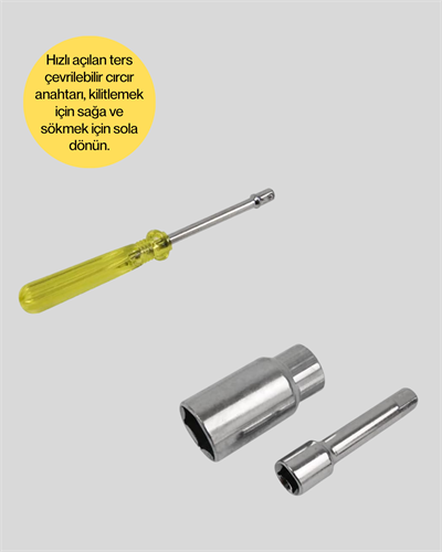 40 Parça Lokma Anahtar Seti Ayna Yüzey Karbon Çelik Dayanıklı Tamir Takımı