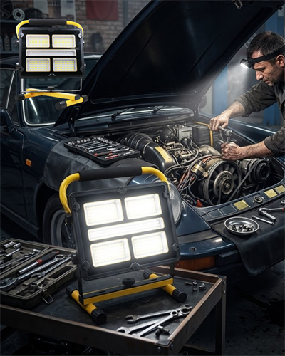 400 LED Süper Parlak Kamp Lambası Solar Şarjlı USB Çıkışlı Çok Amaçlı Aydınlatma